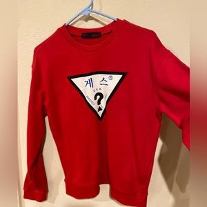 Guess Authentic Original Sweater. Red. Size Small